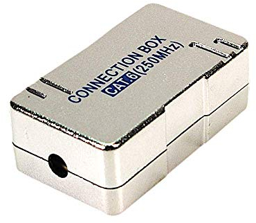 odedo 4X LSA Verbindungsmodul Cat 6 Verbinder zum Reparieren, Verlängern von Netzwerkkabel und Verlegekabeln, Connection Box (4X CAT 6)