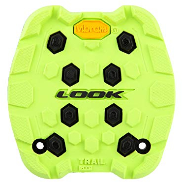 LOOK Cycle - Activ Grip Trail Pad - Kompatibel mit Trail Grip Flat Pedalen - Anti-Rutsch Technologie mit Innovativer Grip Gummi Oberfläche - Außergewöhnliche Griffigkeit - Limone