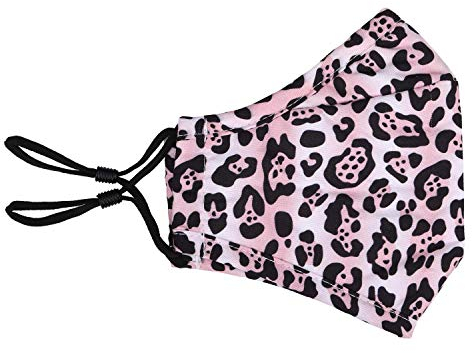 Wiederverwendbare Gesichtsmaske Waschbar Gesichtsbedeckung Bandana Gesichtsmaske 3 Schichten Baumwolle Gesichtsmaske Atmungsaktiv Mode Gesichtsmaske zum Schutz vor Verschmutzung, Grau & Weiß, 5 Stück