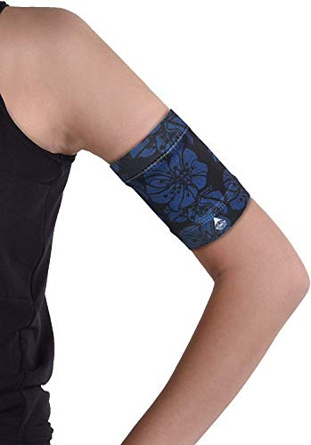 Dia-Band, armband for CGM Freestyle Libre, Medtronic, Dexcom or Omnipod - Comfortable and reusable diabetic armband for glucose sensor. (M (27-30 cm))