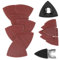82pcs Oscillating Saw Sanding Kit Triangle Sanding Pads Oscillating Multi Tool Sand Pad