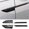 Lot de 4 autocollants noirs en ABS pour aile de porte - Pour Tiguan II / Tiguan II Allspace 2017 2018 2019 2020