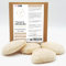 Peeling-Bio-Konjac-Schwamm mit gebrochenen Walnussschalen für das zugehörige Gesicht | Set mit 4 Schwämmen in Tropfenform | Natürlich reinigender Gemüseschwamm