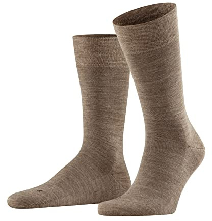FALKE Herren Sensitive Berlin Socken druckfreier Komfortbund flache Naht gegen Druckstellen komfortabel Diabetiker atmungsaktiv nachhaltige klimaregulierende geruchshemmende Wolle Baumwolle 1 Paar