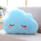 TRAVELKNOT Blau Wolke Kuscheltier Kinder Kuschelkissen Wolke Kissen Plüsch Wolken Kuscheltier Flauschige Schlafzimmer Dekor Weihnachten Geburtstagsgeschenk 41x30CM