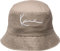 Karl Kani Accessoires KA223-026-1 Signature Paisley Reversible Bucket Hat Black/White/Dark Taupe, one Size