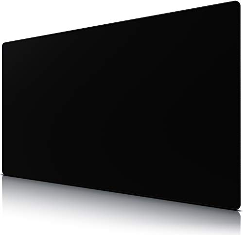 Titanwolf - XXXL Übergröße Mauspad 1500x 800 mm - XXXL Großformat - Schreibtischunterlage - gummierte Rückseite - rutschfest und abwaschbar - Gaming - Präzision und Geschwindigkeit - Schwarz