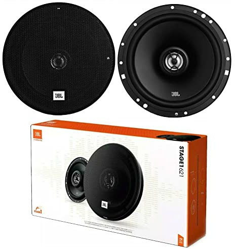 2 speakers compatible with JBL STAGE1 621 coaxial 2-way 6.5 16.5cm 165mm 35 watt rms 175 watt max impedance 4 ohm 90 db for car, per pair