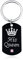 WEITING Pareja hombres y mujeres colgante collar llavero conjunto strass corona encanto regalo del día de San Valentín joyería-YSK0292-Q