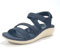 Clarks Femme Glide Hi Ella Sandale, Noir, 42 EU