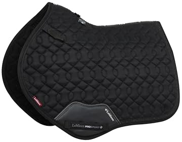 LeMieux Schabracke Crystal Suede Schwarz - Vielseitigkeit Full/WB