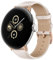 KoGiio Leder Armband für Google Pixel Watch 3 41mm/ Watch 2 /Google Pixel Watch, Herren Damen Ersatz Weich Uhrenarmbänder, Metallschnalle Atmungsaktiv Ersatzarmband Blanco
