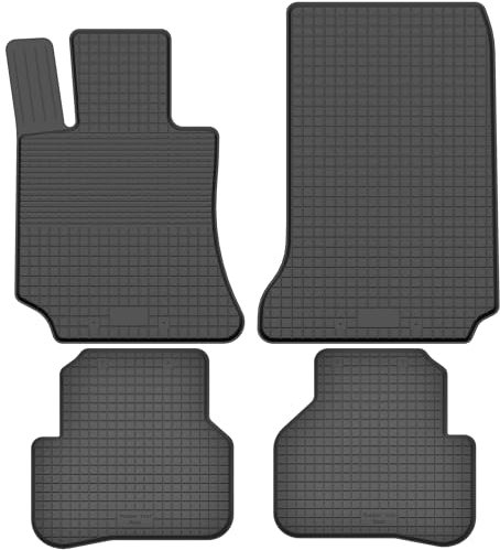 Gummimatten Gummi Fußmatten Satz für Mercedes GLK X204 (2008-2015) - Hoher Rand 15 mm
