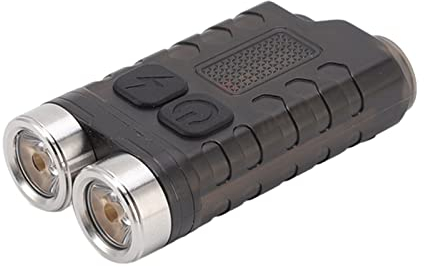 Pc, 304 Edelstahl Chaveiro Lanterna V3 Schlüsselanhänger Taschenlampe USB Wiederaufladbare Kleine Taschenlampe Outdoor Camping Wandern Wartungsleuchten Tragbar (BLACK)