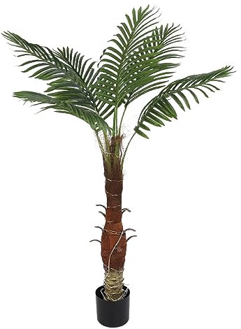 Beleuchtete Baumdekoration, Realistisch Beleuchtete Palme IP65 Wasserdicht 2,95 Fuß Steckerbetrieben 200 LED für Hochzeit (EU-Stecker 220 V)