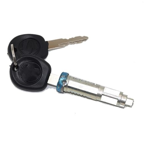 NNBINK Kompatibel Mit VW Für Transporter T4 Für Caravelle Für Eurovan 1990–2004 701829239 701827573 701837061D Auto-Heckklappen-Schließzylinder Mit 2 Schlüsseln Heckklappen Türschloss