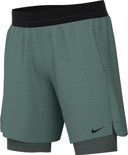 NIKE Jungen Dfadv Multi Tech Shorts, Bicoastal/Vintage Green/Black, 7-8 Jahre