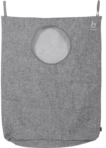 Bo-Camp Camping Wäschekorb Lanes Wäschesack Bad Tonne Truhe Faltbar Leinen Stoff