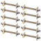 10 Set Arbeitsplattenverbinder, M8 x 80mm Plattenverbinder Möbelverbinder Verbindungsbolzen für Tischplatten und Arbeitsplatten