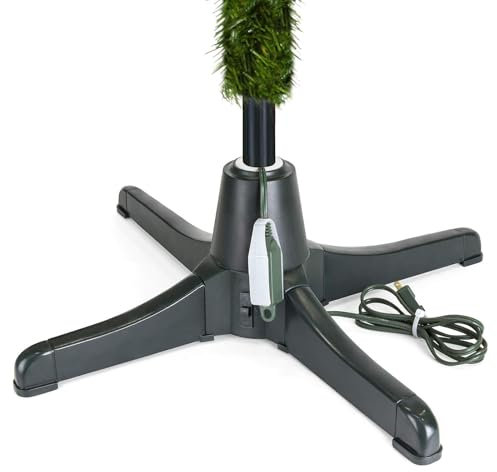 Supporto per albero di Natale rotante Base per albero di Natale Supporto per albero rotante Supporto per albero artificiale Supporto per albero di vacanza Supporto per albero di Natale Giradischi Stan