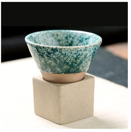 DOLPTBEZM Coffee s 100ml Kreative Retro Keramik Kaffeetasse Teetasse Keramik Porzellantasse Teetasse für Büro und Zuhause