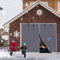 HYQNG Kit d'isolation de Porte de Garage, écran de Porte de Garage pour l'hiver, Rideau de Porte de Garage à Isolation Thermique magnétique, Housse de Garage remplie de Tissu Oxford avec Coton épais