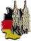 Pin Köln - Kölner Dom - Deutschland Karte Germany - Anstecker - 20 x 25 mm