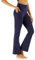 Leggins a Zampa Donna Leggeri Pantaloni Yoga Cotone Comodi Pantalone Flare Con Tasche Eleganti Elegante Pantaloni Lavoro Neri Controllo Della Pancia Leggins Morbidi Per Palestra Casual Jazz Pilates
