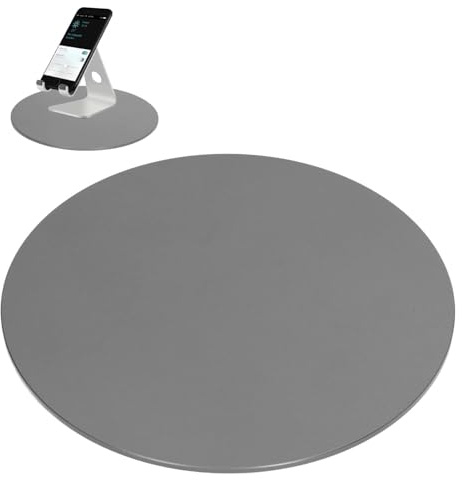 Beufee Überwachen Sie die Swivel Basis, Computerscreen -Monitor Turntable -Ständer dunkelgrau Aluminiumlegierprodukte Anzeigeständer für Computer -Laptop