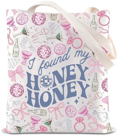 Last Disco Bride Handtasche I Found My Honey Inspire Tragetasche Junggesellinnenabschied Geschenk Tanzende Königin Disco Thema Geschenke, My Honey T UK, INCHES