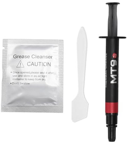 Thermal Paste, 2g Silicone Grease Thermal Conductive Glue with Scraper Carbon Based High Performance Heatsink for GPU CPU Processor Graphics Card