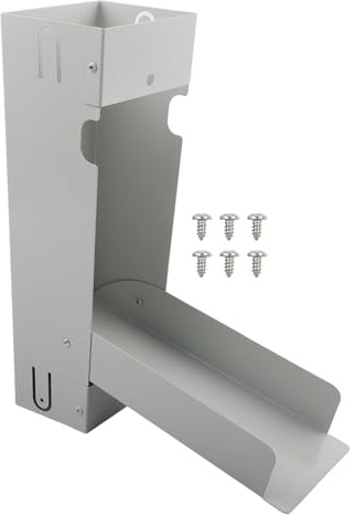FUBESK Regenwassersammler für 7,6 x 10,2 cm Standard-Fallauslauf, Stahlwassersammelsystem für Garten und Außenbereich