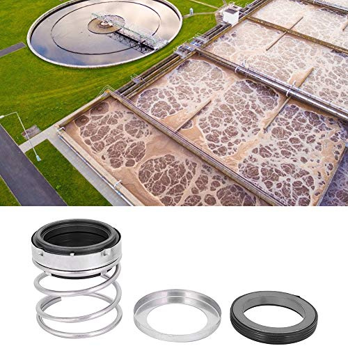 FAUOSWUK Mechanical Seals Replacement Accessories Efficient Shaft Seals for Water Pump 1.4 Inner Diameter, 304 Stainless Steel Material
