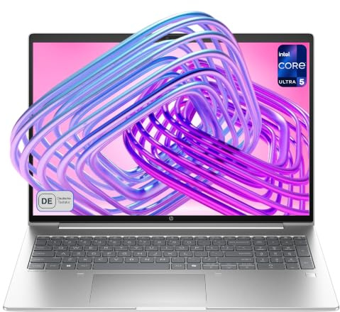 HP ProBook 4 G1i AI Business Laptop, Intel Core Ultra 5 225U, 64 GB DDR5 RAM, 2 TB SSD, 16 WUXGA IPS (1920x1200), Fingerprint, Deutsches Tastatur Layout, Windows 11 Pro, Silber