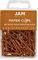 JAM PAPER Farbige Standard Büroklammern - Klein 25,4 mm - RoséGoldene Büroklammern - 100/Packung