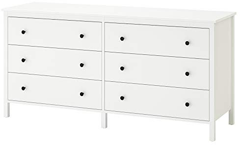 Kommode KOPPANG 6 Schubladen weiß