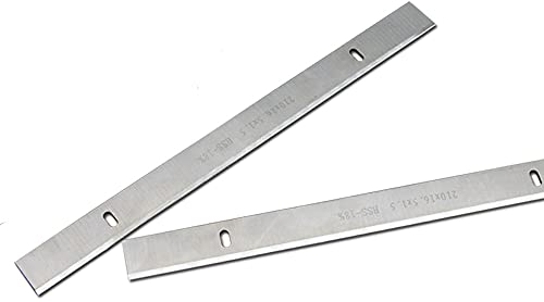 Lames de raboteuse HSS 210x16.5x1.5mm pour Einhell TH-SP 204, raboteuse TC-SP 204 210mm couteau à raboter pièces d'outils de travail du bois 2 pièces, comme indiqué