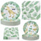 Gold Dinosaur Party Plates and Napkins – Gold Dinosaur Birthday Party Supplies