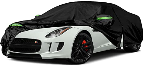 Auto Abdeckung Vollgarage Passend für Jaguar F-Type 2014-2022, Auto Abdeckplane Wasserdicht Atmungsaktiv für Regen Sonne Staub Schutz