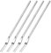 sourcing map 4-Piece Stainless Steel Fruit Forks, 8.66-Inch Salad Fruit Tasting Forks Dessert Cake Forks 2 Prong Tasting Appetizer Forks for Birthday Party Wedding Restaurant