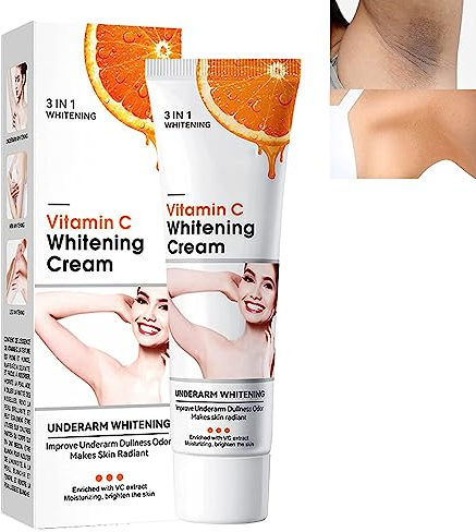 Underarm Whitening Cream,Achsel Aufhellungs Creme,Underarm Brightening,Knee Whitening Cream,Body Whitening Cream,Whitening & Lighting Skin Cream,Knie,Ellbogen,Innere Oberschenkel,Knie und Körper 50G