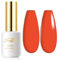 Gel Nail Polish, Autumn Fall Orange,Long Lasting,Chip Resistant Nail Art Manicure Pedicure for Professional, Salon & Home Use, 15ml (Requires Drying Under UV LED Lamp)