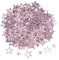 ALEGRE® 500 Stück Streudeko Weihnachten Konfetti Roségold Sterne, Glitzer Deko Weihnachten Tischdeko, Deko Sterne Confetti Weihnachts Tischdeko, Glitzersterne Konfetti Geburtstag, Hochzeit, Silvester