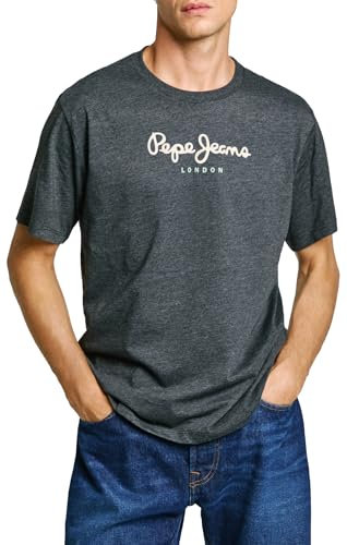 Pepe Jeans Herren Eggo N T-Shirt, Grau (Graphitgrau), XXL