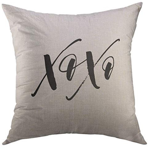 Kissenbezug XOXO Xo-Sätze Kissen Bezug Couchkissen Kissenhülle Superweicher Kissen-Bezug Für Sofa Bed Büro 45x45 cm