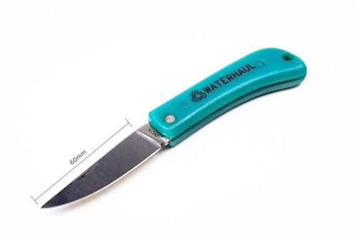 Waterhaul UK Legal Carry Non-Locking Folding Pocket Knife 2.4 Utility Blade For Fishing Boating Hiking Camping