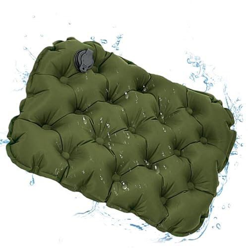 Decorhome Inflatable Cushion Seat - 40x30cm Waterproof Lightweight Portable Inflatable Sitting Pad with Air Pump | Multi-Purpose Inflatable Cushion for Sports Camping Car Offices Airplane Seat
