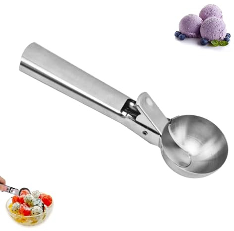 Cuillère à Glace Cuillère à Crème Glacée Boules a Glace avec Déclencheur