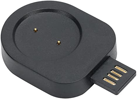 Tomantery Kabelloses Schnellladedock für die GTR/GTS/T-Rex-Uhr für Unterwegs, Langlebiges ABS-Material, Effizientes Laden, 1 X USB-Ladegerät für die Uhr, Anwendungsbereich: Kompatibel mit GTR