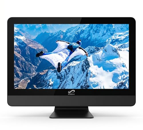 STGsivir All in One PC, 24 FHD Display, Core i7, 16G RAM, 1T SSD | All in One Desktop Computer,WiFi,BT 5.0,Webcam,HDMI,Windows 11 Pro,Black AIO for Home & Office